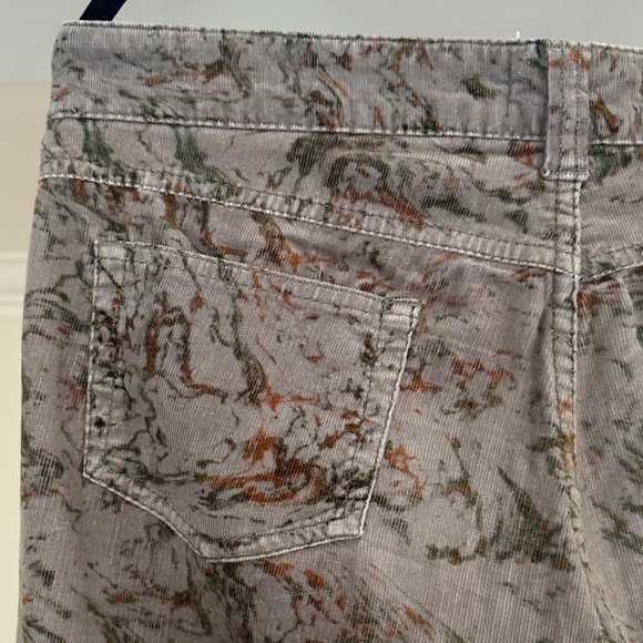 ISABEL MARANT ETOILE Grey Cords w/ Rust and Forest Green Pattern - Size 3 (US 8) - Picture 10 of 15